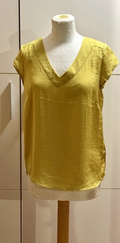 Kurzarm bluse aus - aus, satin