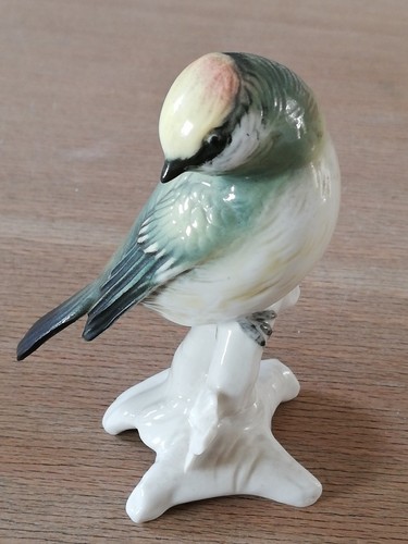 Handbemalter porzellan vogel - porzellan,