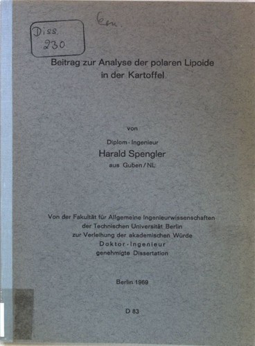 Beitrag zur analyse der - zur,