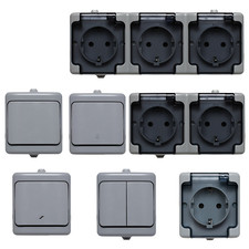 Aufputz Steckdosen Schalter