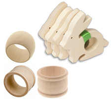 Serviettenringe Holz Servietten Ringe Serviettenhalter Tischdeko Ring Servietten