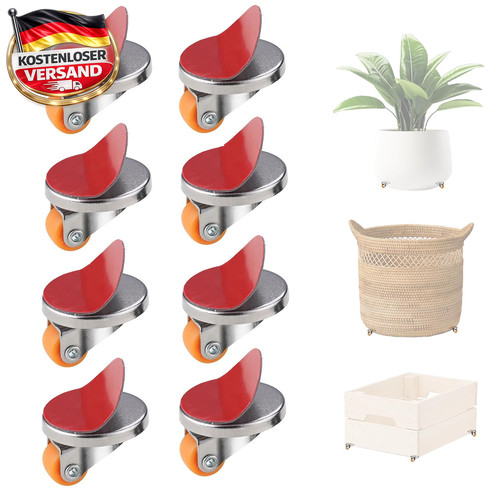 Mini möbelrollen gummi - möbelrollen,