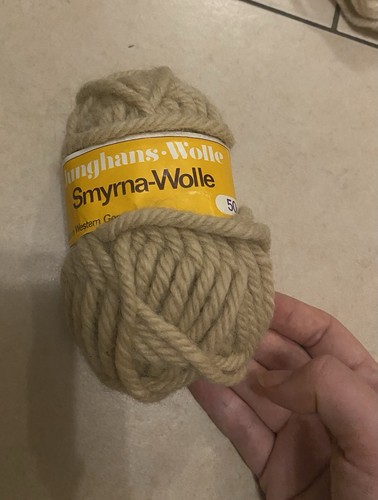 Smyrna wolle 50g - smyrna, beige