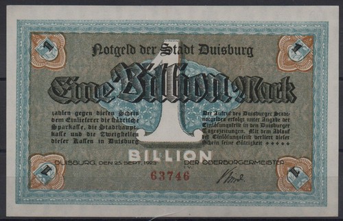 32738 notgeld duisburg - -,