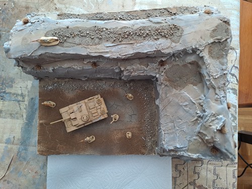Modellbau felsendiorama mit - modellbau,,