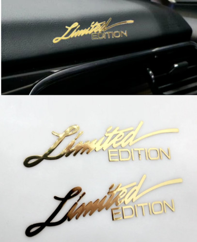 Limited edition metall - 2x, 3d