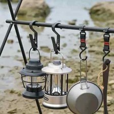 10-3 Stück Zeltplane Haken Clips Tragbar Hängend Plane Haken Clip UK