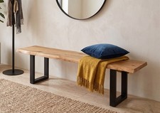 Bank 180cm Massivholz Eiche