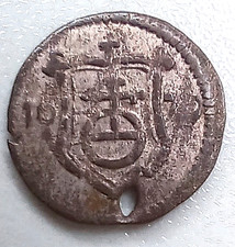 SACHSEN 1 Pfennig 1679 CF, Dresden. Johann Georg II., C/K 446