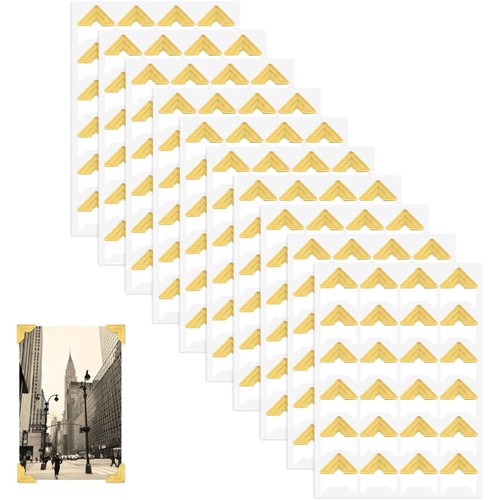 Fotoecken selbstklebend gold - fotoecken,