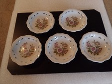 5  kleine DEKO  teller durchmesser ca 10,5 cm höhe ca 2 cm