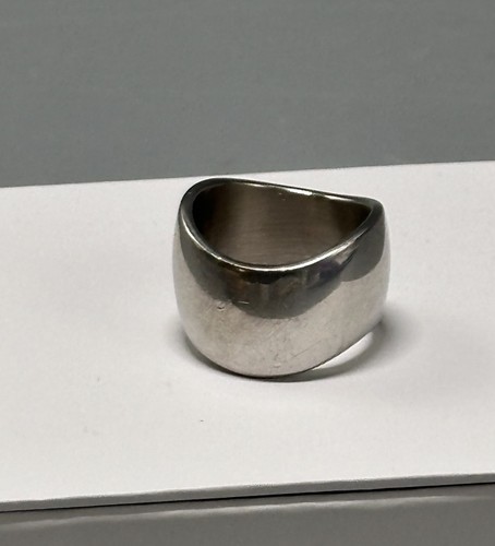 Massive silber ring band - ring, welle
