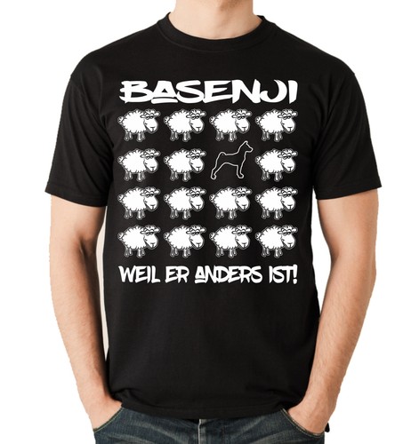 Black sheep basenji - black,