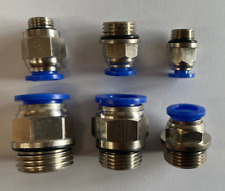 Pneumatik Steckverbinder Steckverschraubung Druckluft wie IQS/Festo 4-12mm