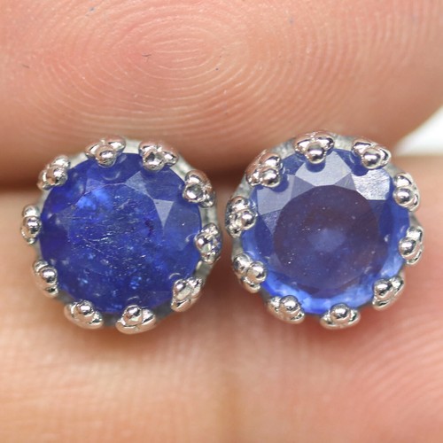 Edelstein blaue saphir - mm.,