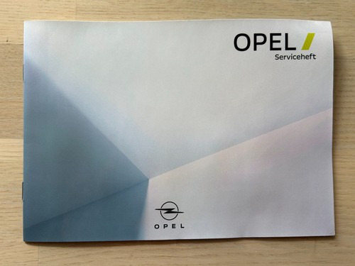 Opel serviceheft 2025 original - opel,