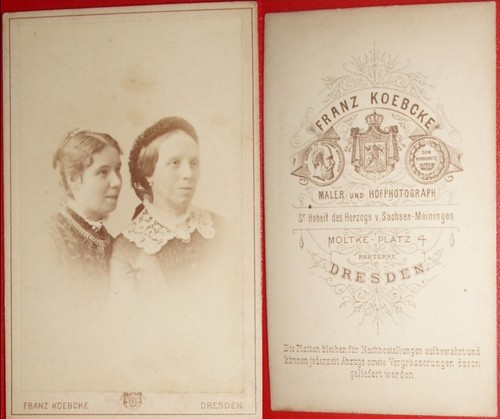 Cdv dresden 1900 zwei - ~1900, junge