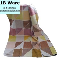Kuscheldecke 150x200 Baumwolle Dralon Biederlack Wohndecke grafisch bunt 1b