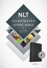 Tyndale NLT Illustrated Study Bible Tutone Black/Onyx, Indexed (Leather Bound)