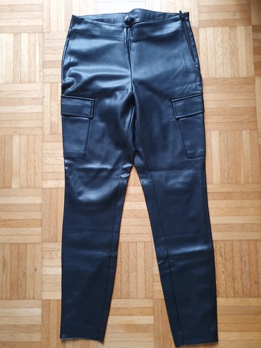 Zara kunstleder cargo - kunstleder,