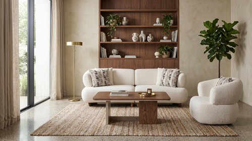 Sofa set modern beige - set,