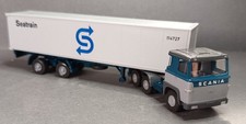 Wiking Scania 110 40ft Container-Sattelzug Seatrain 1973-74 neuwertig
