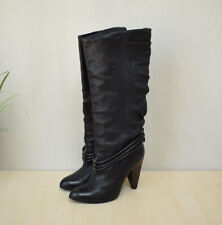 edle Diesel Echtleder High Heel Stiefel Gr. 38 Vero Cuoio