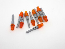 10 x Lego Technic 4589b 61184 Leuchte 1/2 Pin mit Stab mit Kegel orange