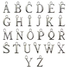 Premium Anhänger Buchstaben A-Z Charm Alphabet Schmuck Bettelarmband Kette