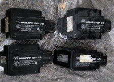 Z187 4 x HILTI AKKU`S / 3 x BP72 / 1 x BP40 (DEFEKT und GEBRAUCHT)