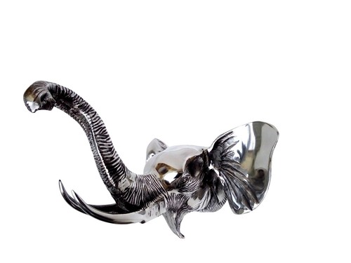 Metall elefant wandhalterung - metall,