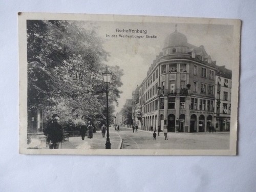 Ansichtskarte aschaffenburg - ansichtskarte,