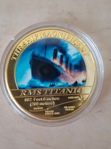 Gedenk medaille rms - gedenk, titanic