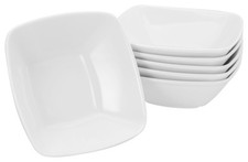 CreaTable Victoria Weiss Müslischale 6-tlg Porzellan