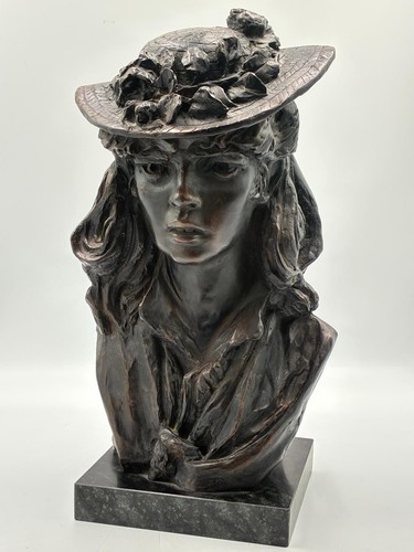 Auguste rodin bronze büste - bronze,