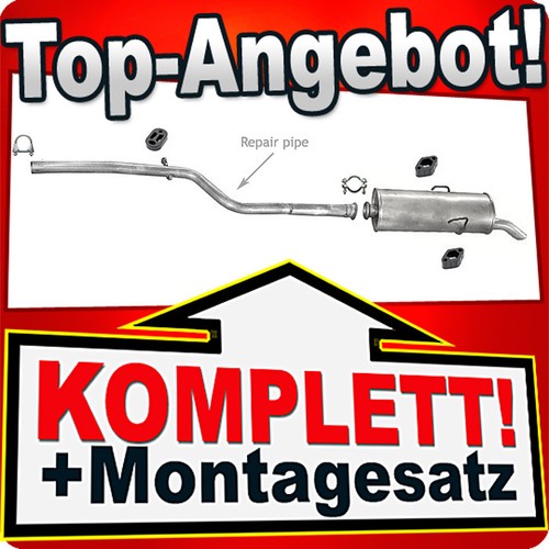 Auspuff für citroen saxo 0 - für, 1.0
