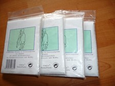 4x Calla Notfall Pannen Poncho Regenponcho Regencape Regenjacke Regenschutz