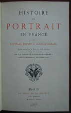 R. PINSET & J. d'AURIAC - Geschichte des Porträts in Frankreich (1884 - Stiche)