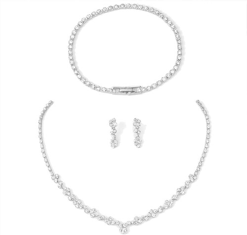 Brautschmuck set silber - brautschmuck, 925