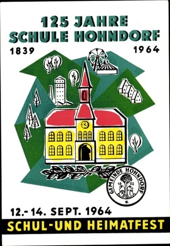 Hohndorf erzgebirge 125 - ak, im