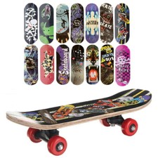 Kinder Skateboard Junior Anfänger Retro Design Holz 43 x 13cm 43.2cm x 12.7cm