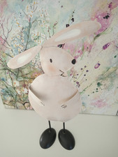 Hase rosa, ca. 23cm, Deko