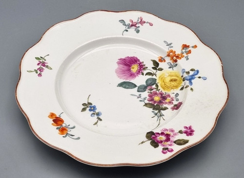 Meissen porzellan speiseteller - meissen,