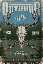 Schild Blech Jagd 20x30cm