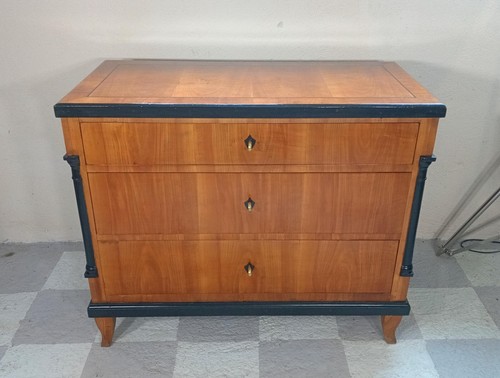 Biedermeier kommode kirschbaum - kommode,