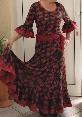 Flamenco kostüm teilig - kostüm, 3-teilig