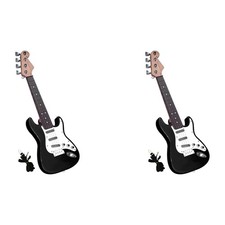 2Stück 17--Gitarrenspielzeug für Kinder, 4-Saitige E-Gitarre, Musikinst9958