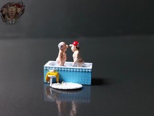 1/87 2 Mann Loriot Badewanne