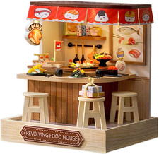 Miniaturhaus-Bausatz | Miniatur Bastelarbeiten Heimdekoration,Kleines Puppenhaus