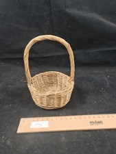Korb Henkelkorb Einkaufskorb Deko Kaufladen Puppenstube antik alt